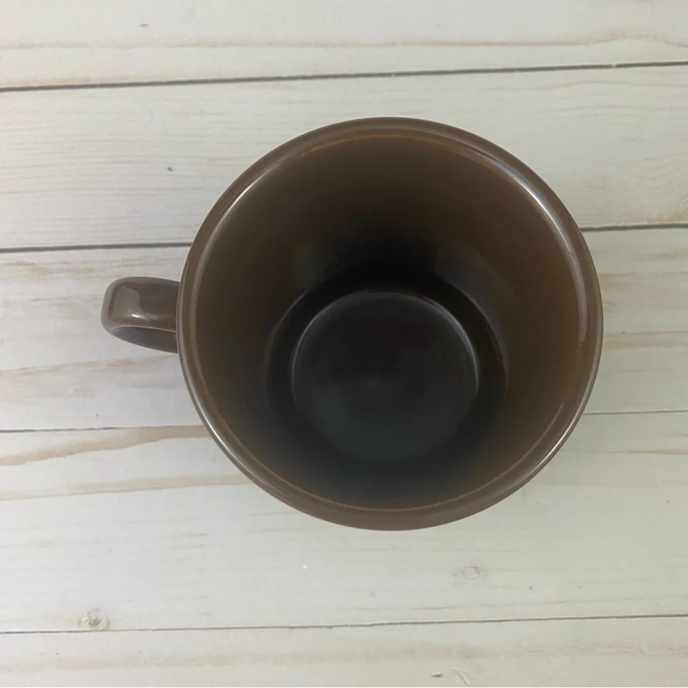 Fiestaware Chocolate Ring Handle Coffee Tea Mug Fiesta Brown - Picture 6 of 6